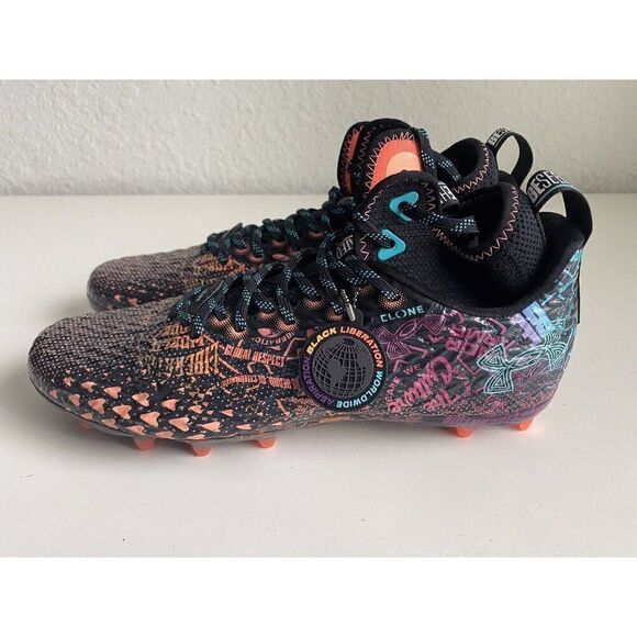 Under Armour UA Spotlight Clone MC LE SC Football Cleats 3026337-001 Men’s Sz 11 - Picture 7 of 11